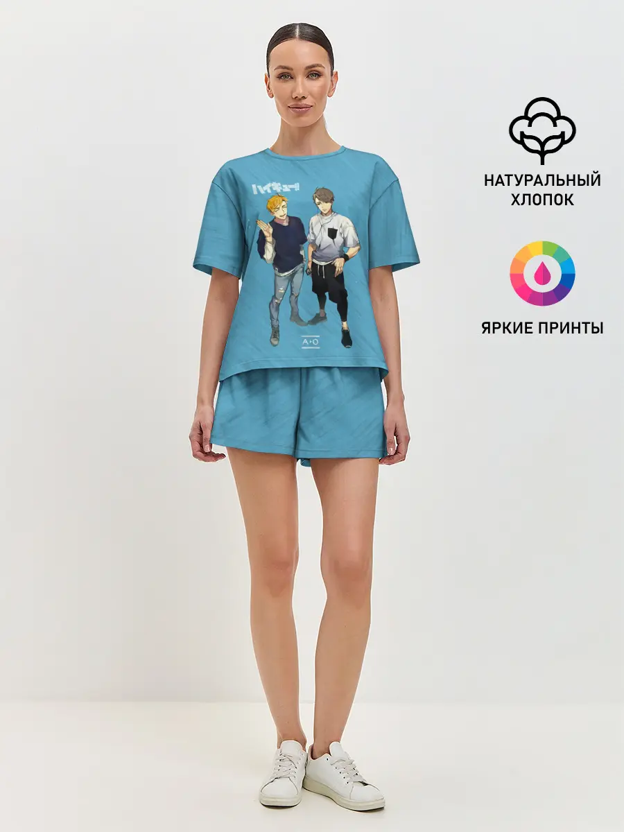 Женская пижама с шортами / Старшая Инаризаки | Haikyuu!!