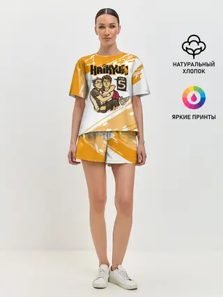 Женская пижама с шортами / ВОЛЕЙБОЛ!! | Haikyuu!! TOP5