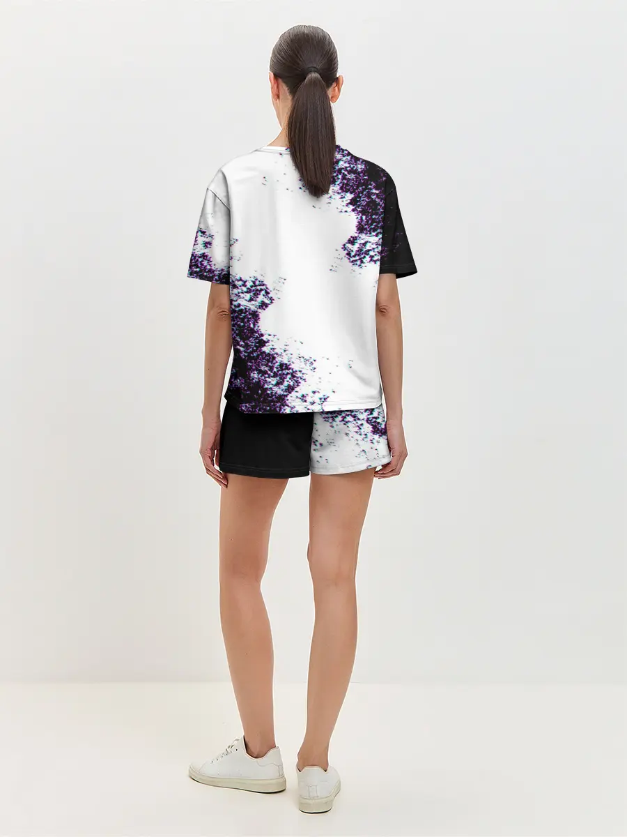 Женская пижама с шортами / THE WITCHER GLITCH / ГЛИТЧ