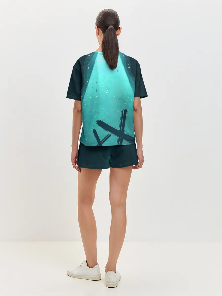 Женская пижама с шортами / Fox Mulder and Dana Scully