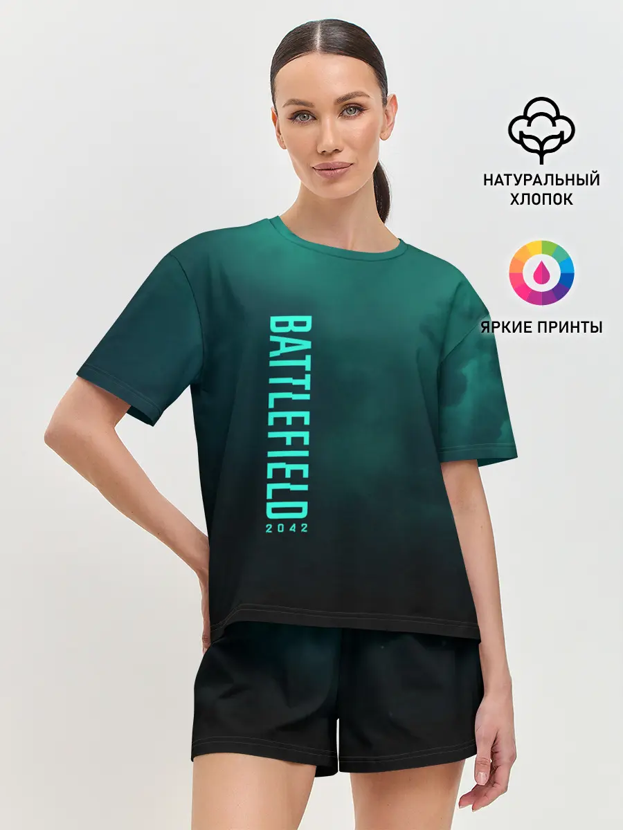 Женская пижама с шортами / BattleField 6