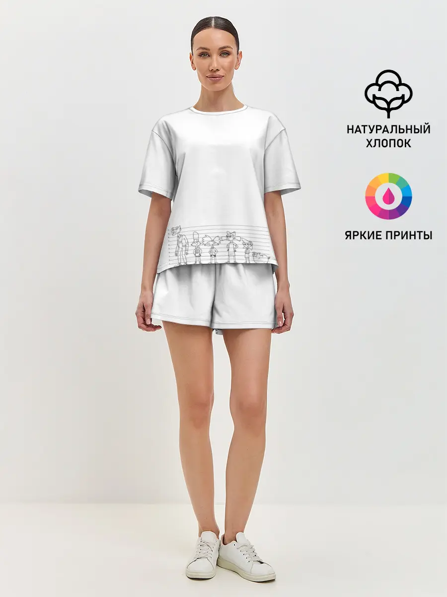 Женская пижама с шортами / Эй, Арнольд | Арнольд и друзья