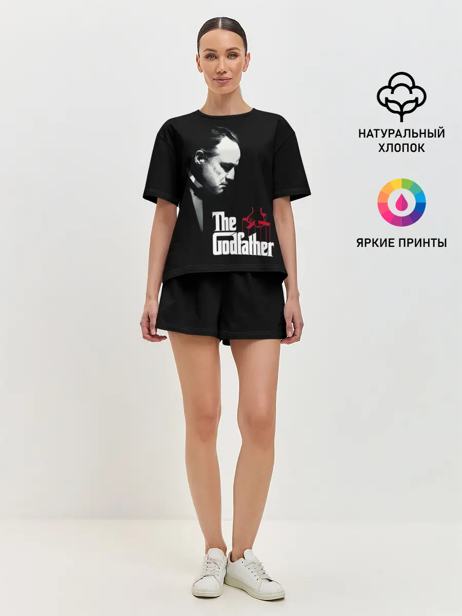 Женская пижама с шортами / КРЕСТНЫЙ ОТЕЦ