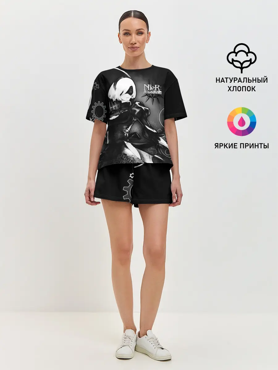 Женская пижама с шортами / 2B Nier: Automata
