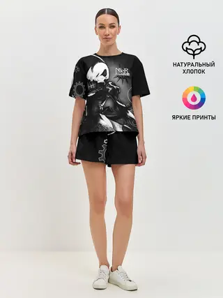 Женская пижама с шортами / 2B Nier: Automata