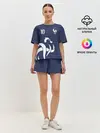 Женская пижама с шортами / Мбаппе в стиле формы Франции
