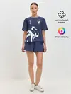 Женская пижама с шортами / Гризманн в стиле формы Франции
