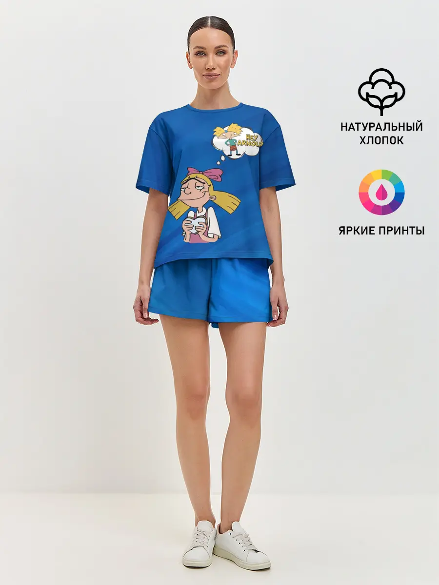 Женская пижама с шортами / Хельга и Арнольд