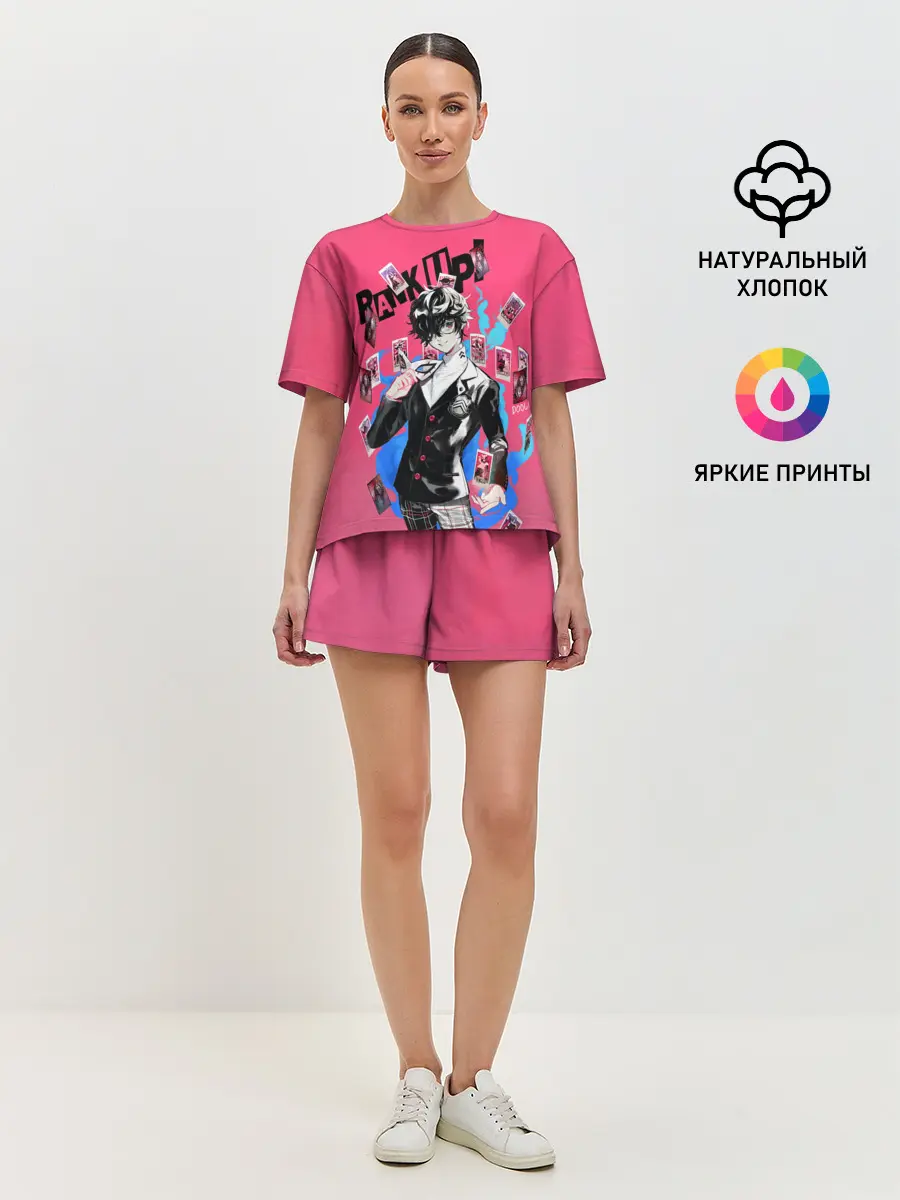 Женская пижама с шортами / Амамия