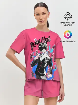 Женская пижама с шортами / Амамия