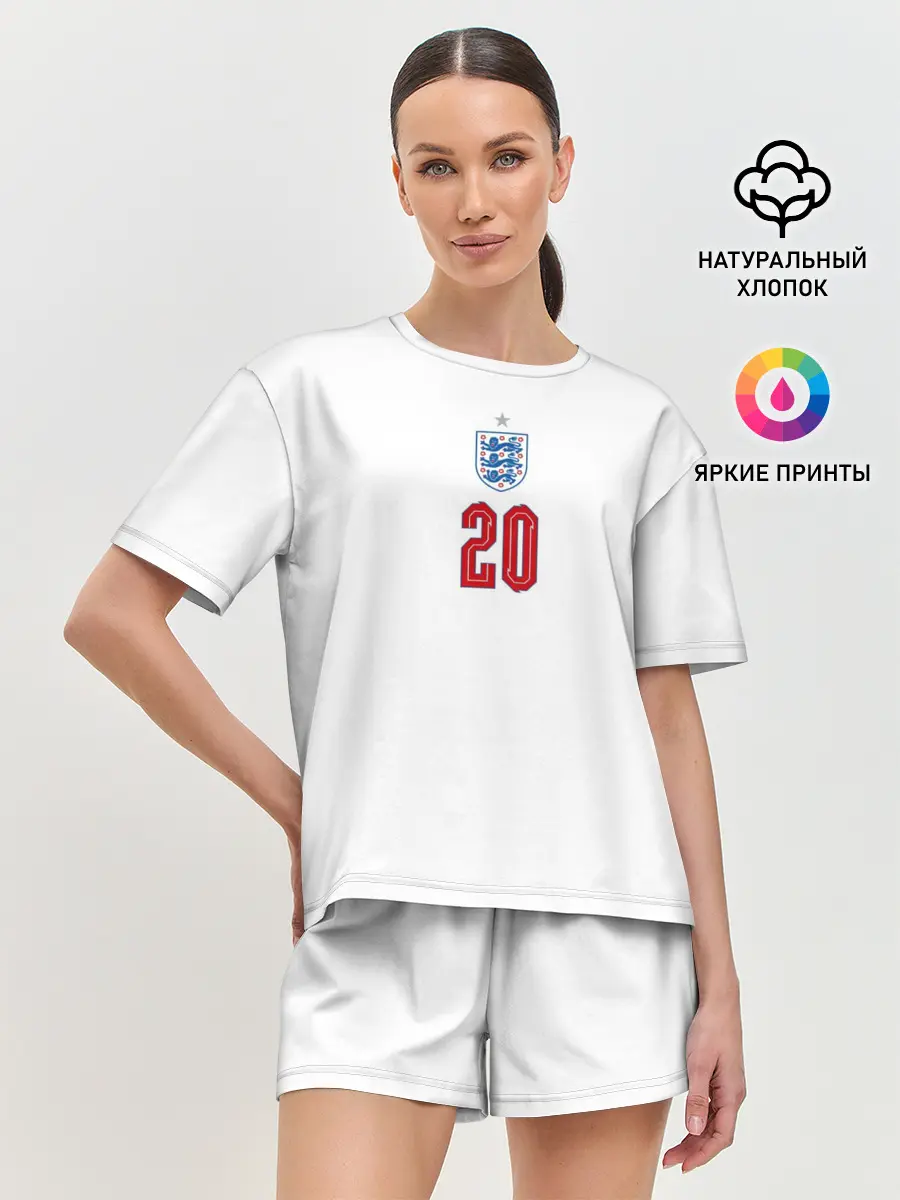 Женская пижама с шортами / Фил Фоден форма Англия