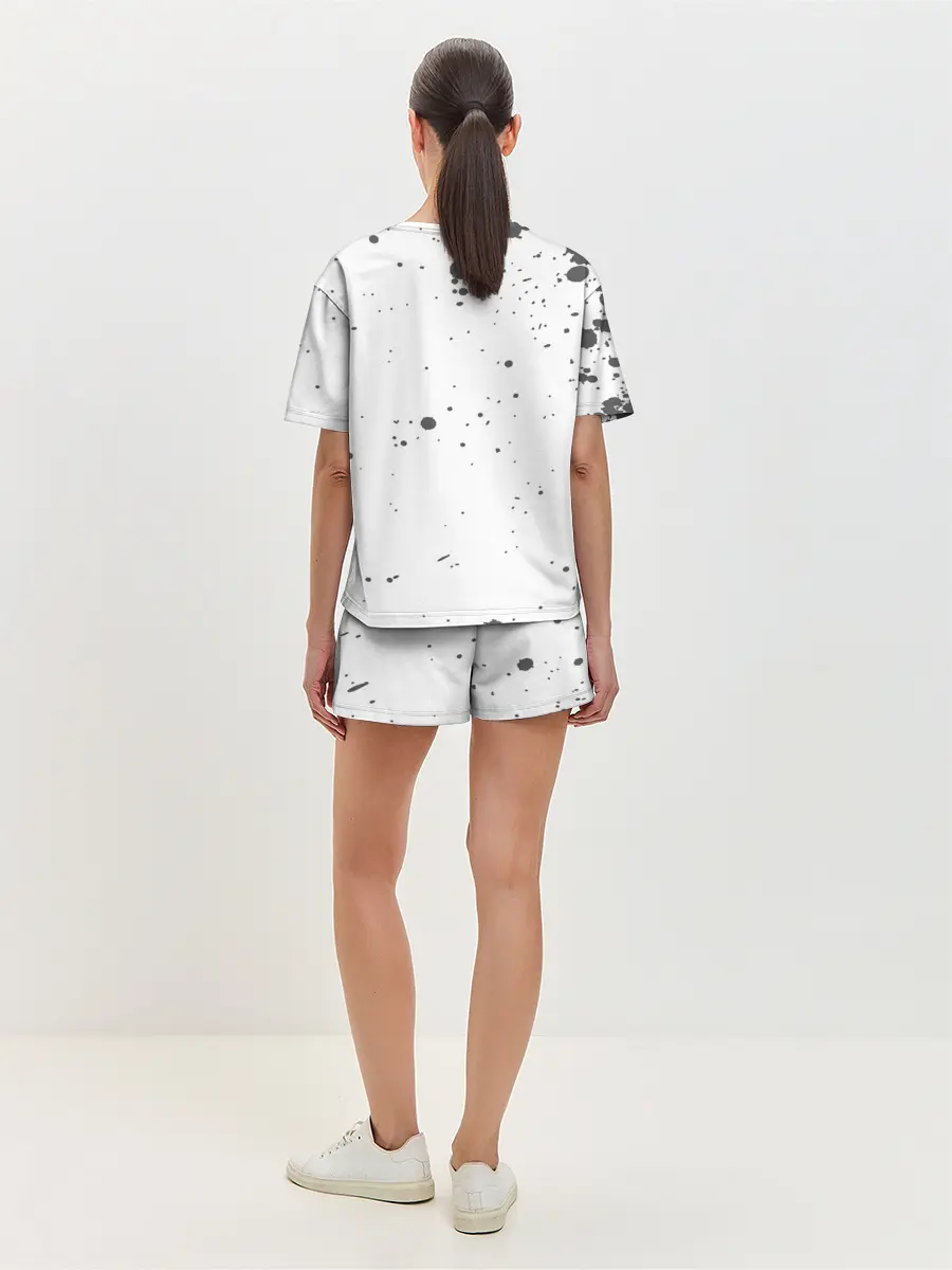 Женская пижама с шортами / Черный Аста | Чёрный клевер