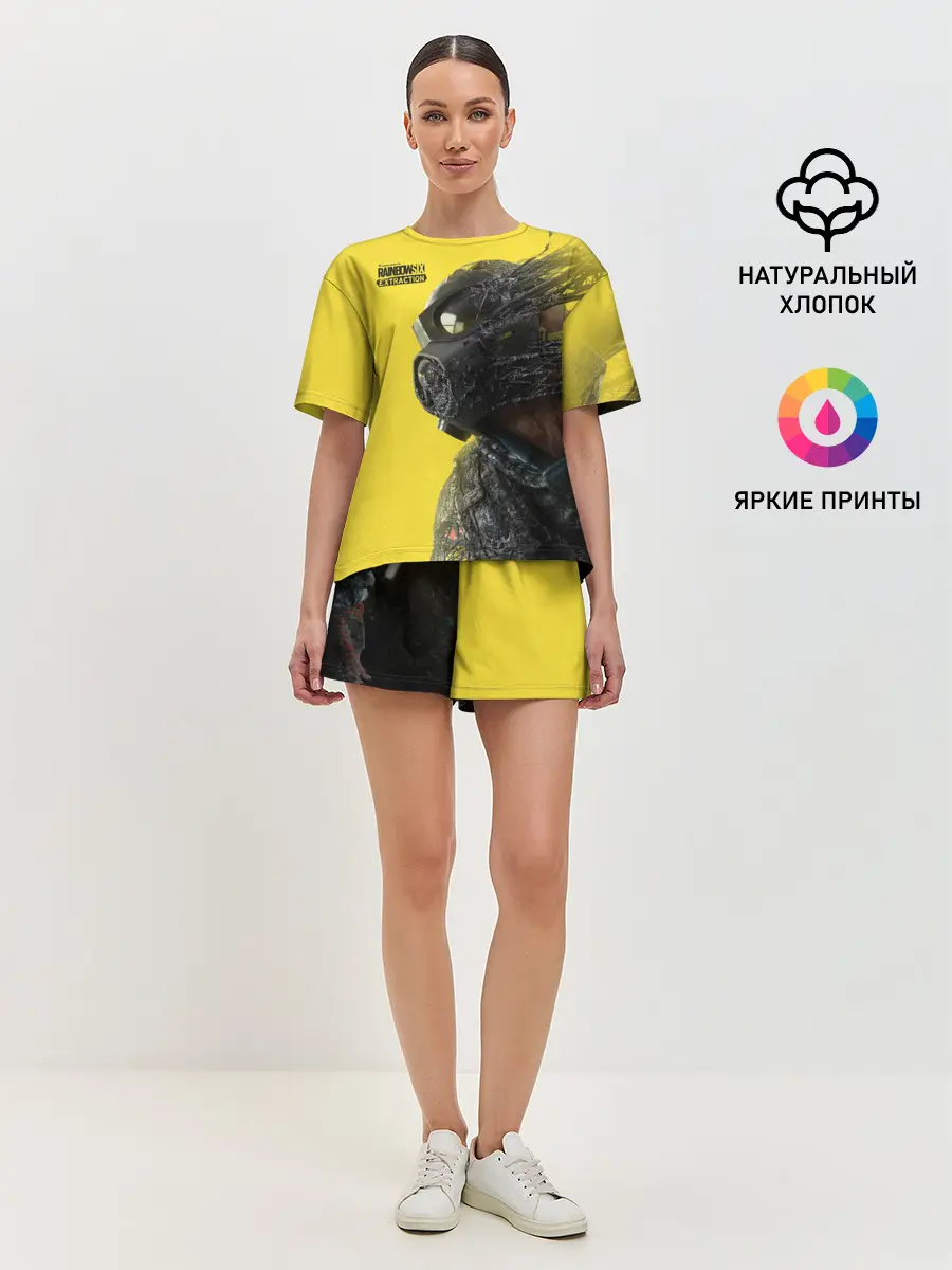 Женская пижама с шортами / Rainbow Six Extraction / Радуга 6 Эвакуация