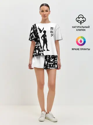 Женская пижама с шортами / Юу Нишиноя ВОЛЕЙБОЛ!!