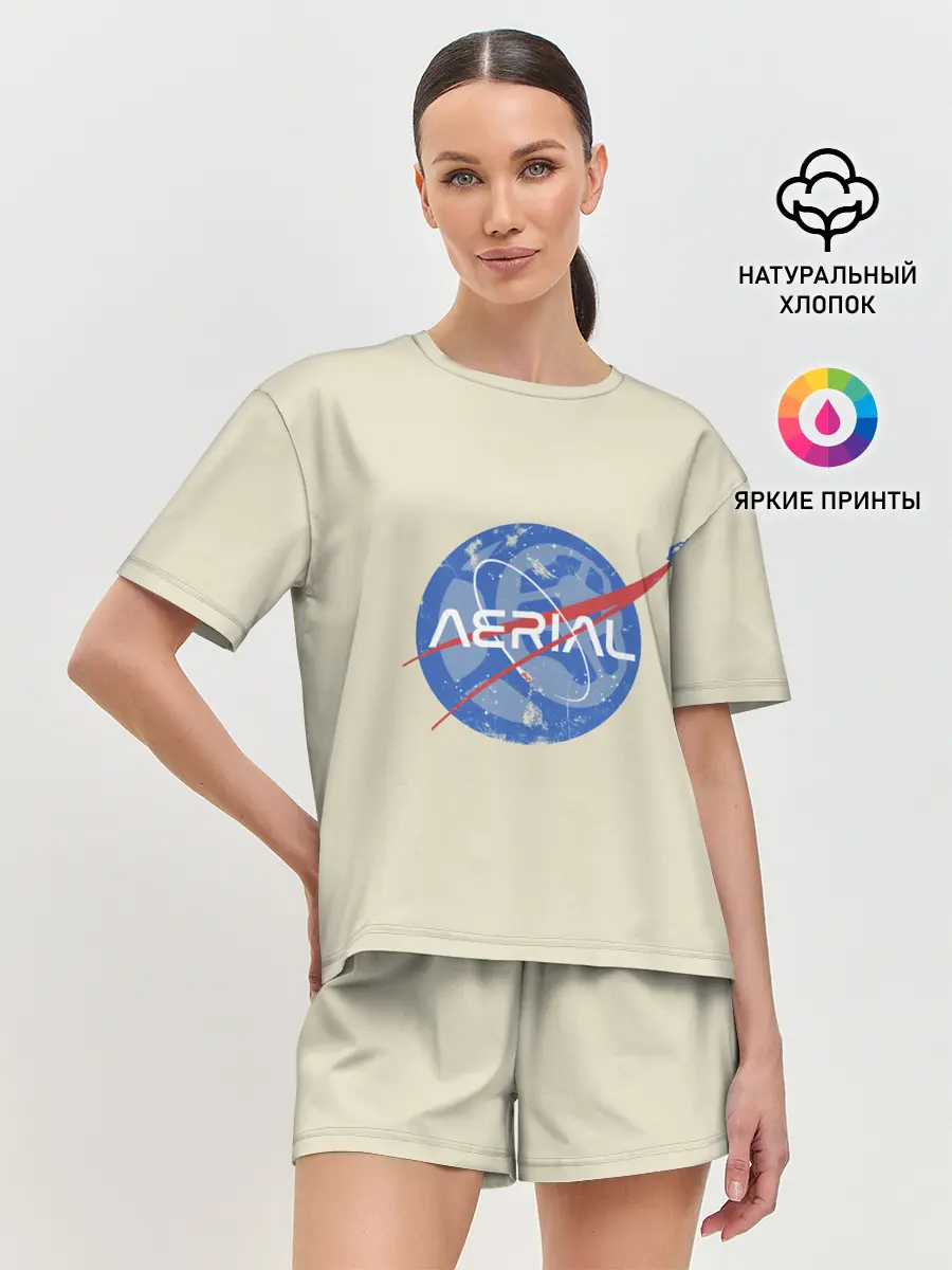 Женская пижама с шортами / Nasa x Rocket league