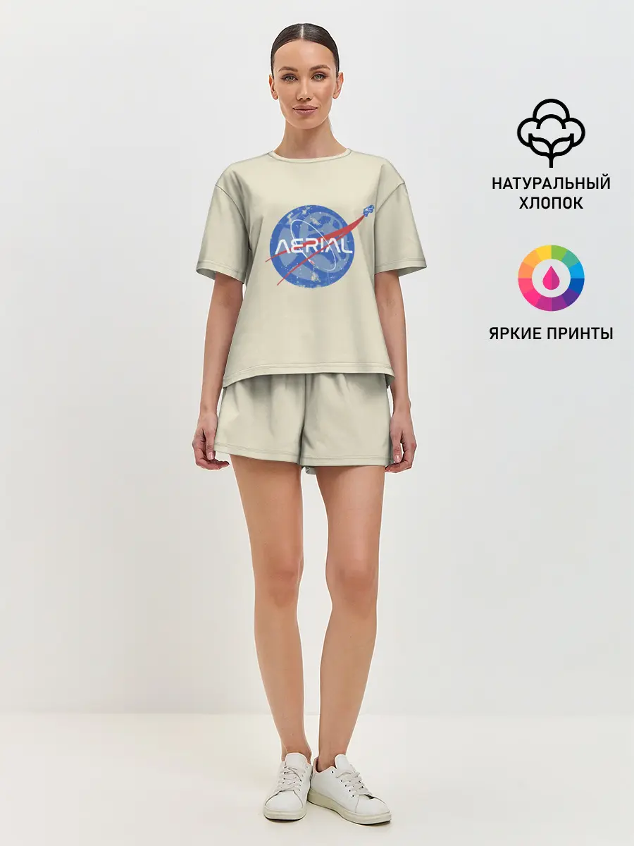 Женская пижама с шортами / Nasa x Rocket league