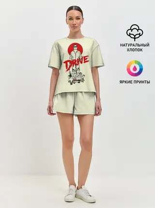 Женская пижама с шортами / Драйв