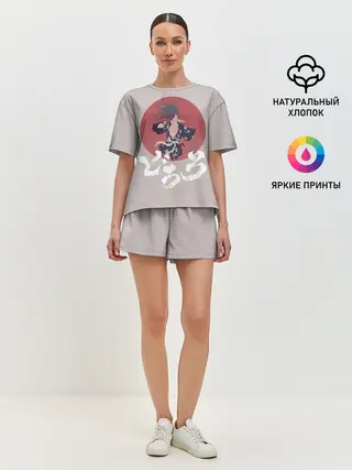 Женская пижама с шортами / Дороро