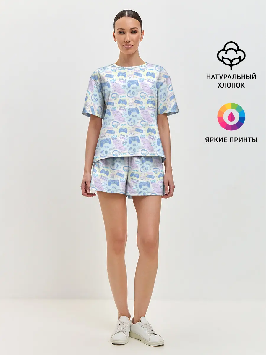 Женская пижама с шортами / Игры