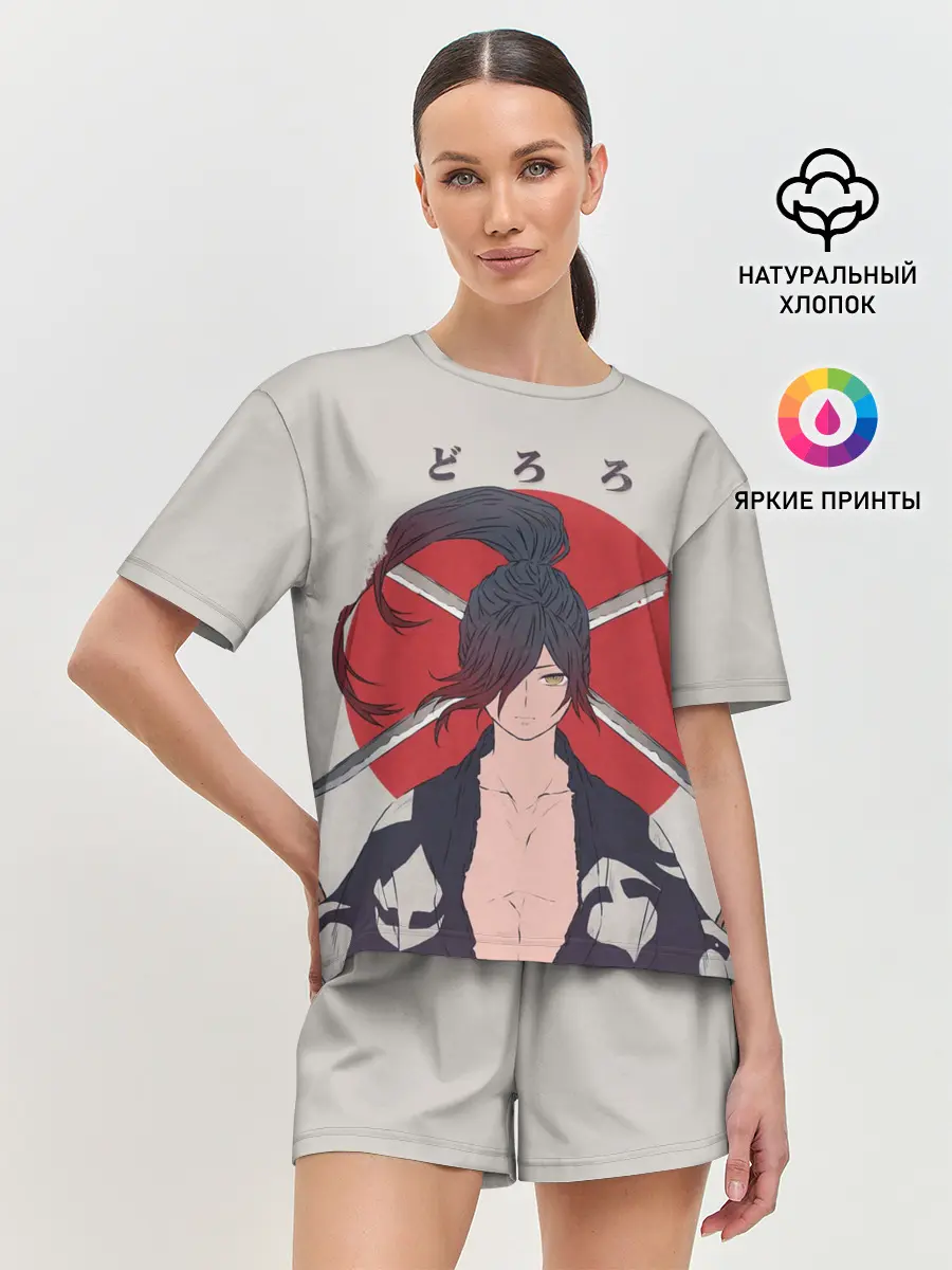 Женская пижама с шортами / Hyakkimaru Demon