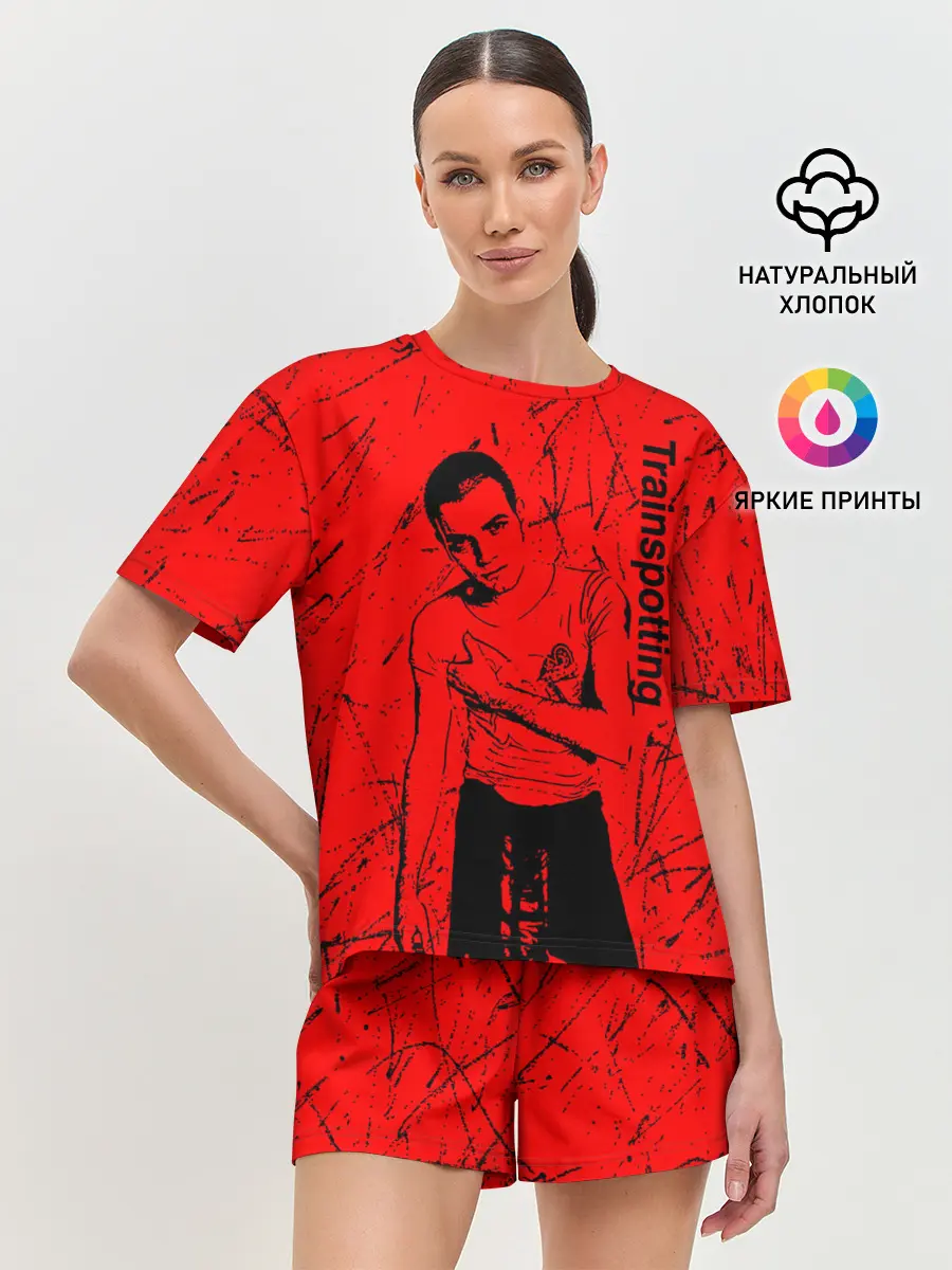 Женская пижама с шортами / На игле