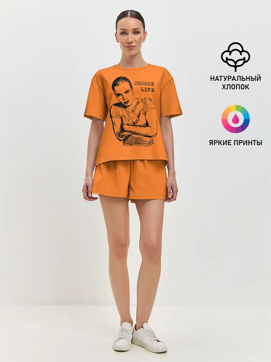 Женская пижама с шортами / На игле, выбирай жизнь