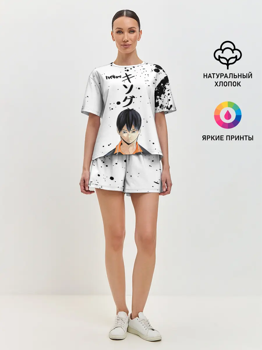 Женская пижама с шортами / Тобио Кагеяма | Haikyuu!!
