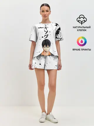 Женская пижама с шортами / Тобио Кагеяма | Haikyuu!!