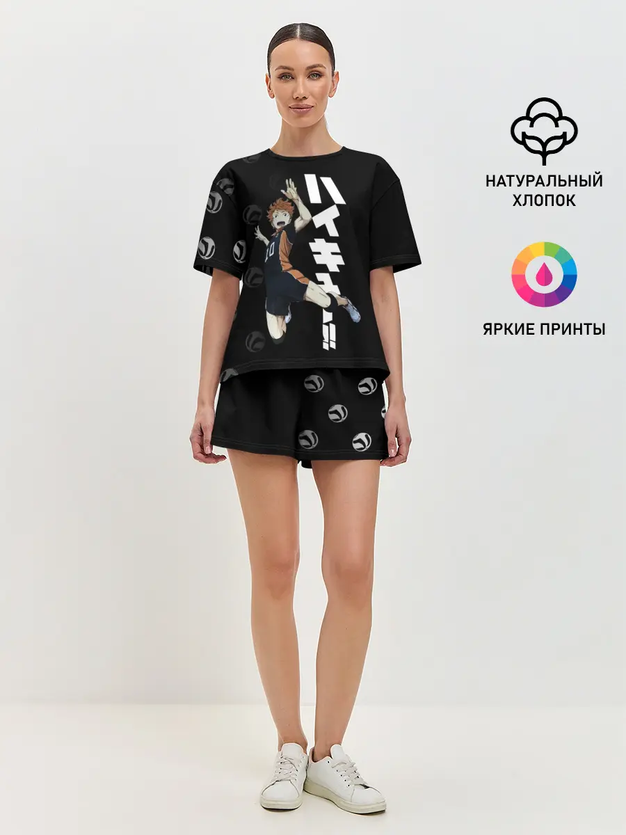 Женская пижама с шортами / Шоё Хината | Haikyuu!!