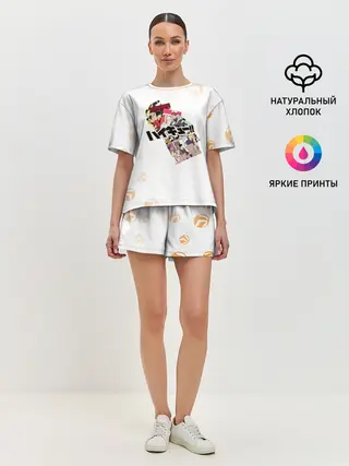 Женская пижама с шортами / ВОЛЕЙБОЛ!! сцены с командами | Haikyuu!!