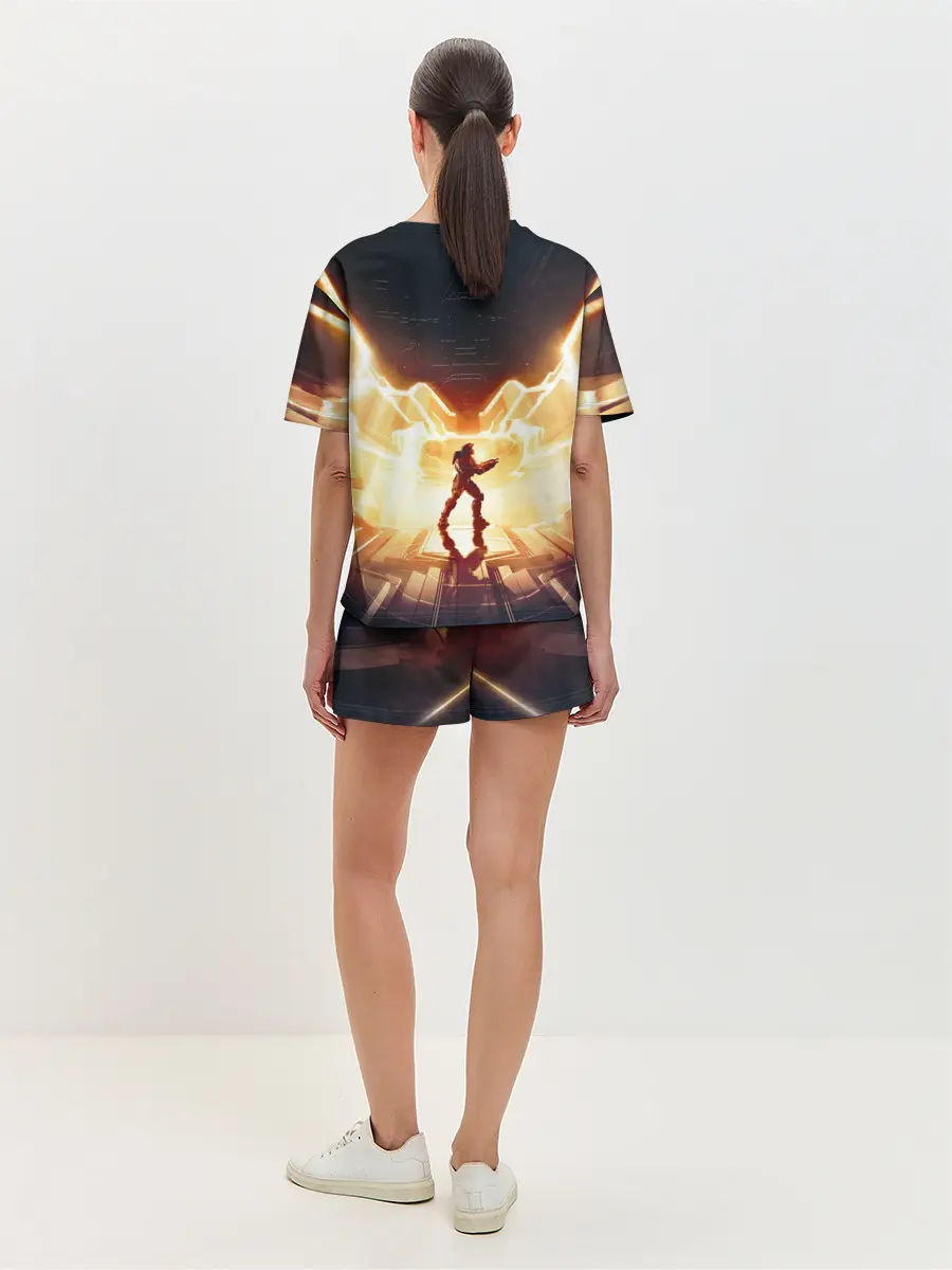 Женская пижама с шортами / Halo infinite Мастер Чиф