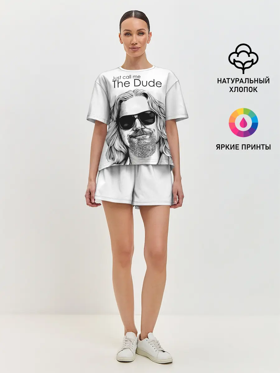 Женская пижама с шортами / Just call me the Dude