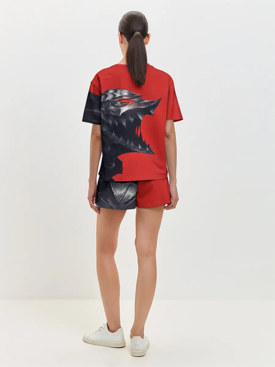 Женская пижама с шортами / BERSERK маска