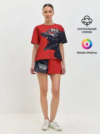 Женская пижама с шортами / BERSERK маска