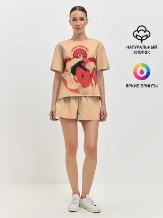 Женская пижама с шортами / Любовь, смерть и роботы. Good hunting