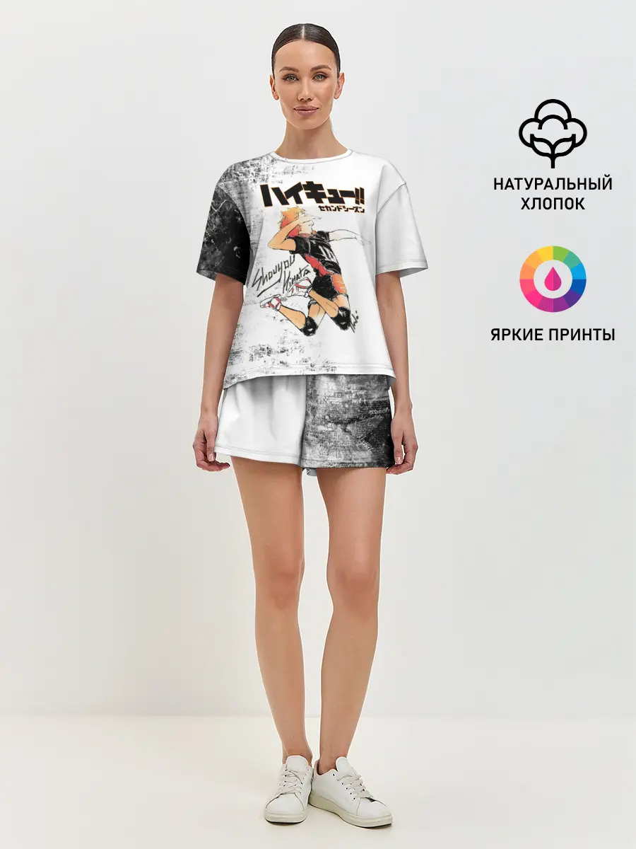 Женская пижама с шортами / Шоё Хината | Haikyuu!!