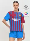 Женская пижама с шортами / Домашняя форма ФК «Барселона»