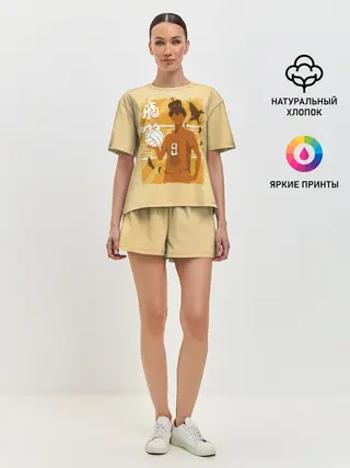 Женская пижама с шортами / Тобио Кагеяма Haikyuu!!