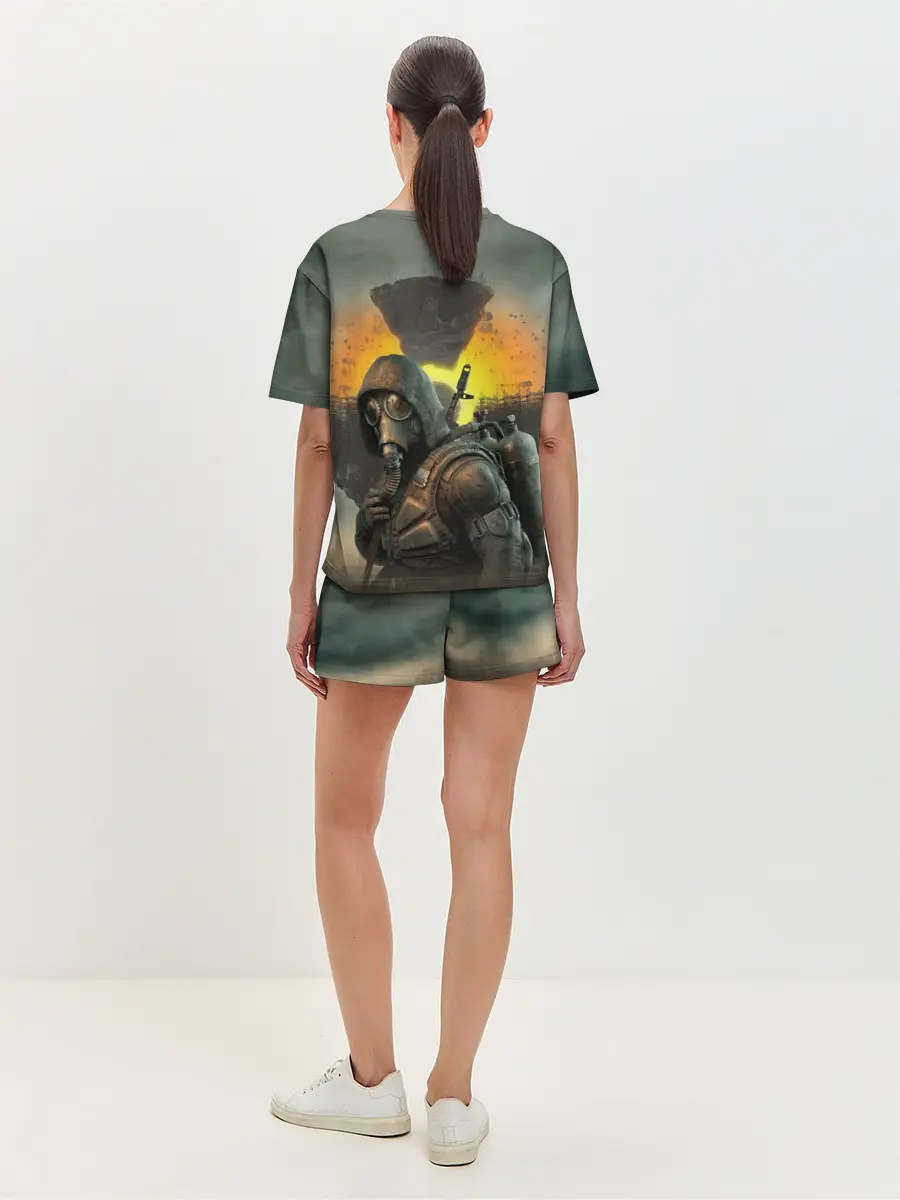 Женская пижама с шортами / Сталкер 2 Сердце Чернобыля OE