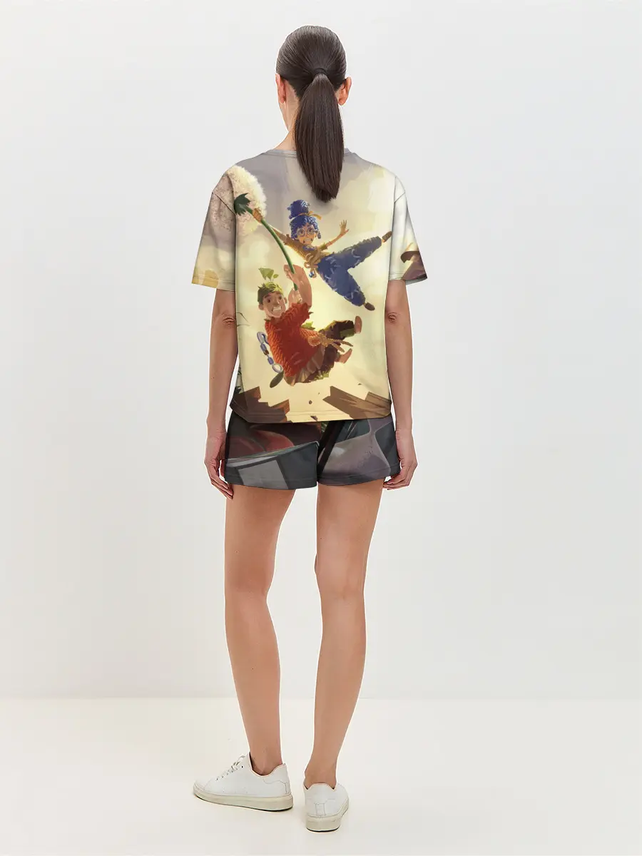 Женская пижама с шортами / It Takes Two | Коди и Мэй