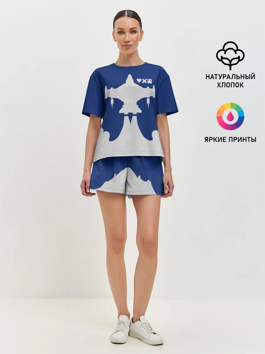 Женская пижама с шортами / Love Death And Robots. Lucky 13