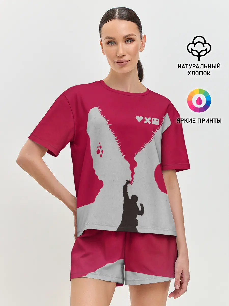 Женская пижама с шортами / Love Death And Robots. Тайная война