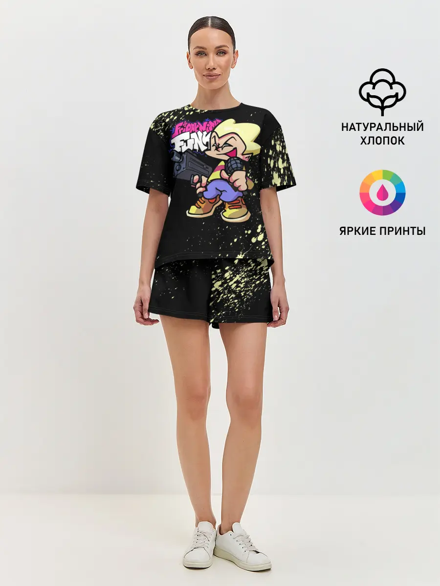 Женская пижама с шортами / Friday Night Funkin [6]