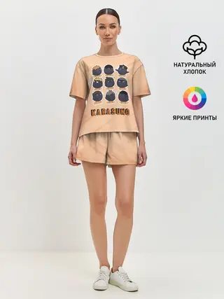 Женская пижама с шортами / Вороны школы Карасуно Haikyu!!