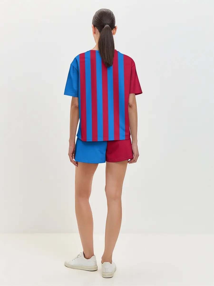 Женская пижама с шортами / Форма Барселоны 2021/2022