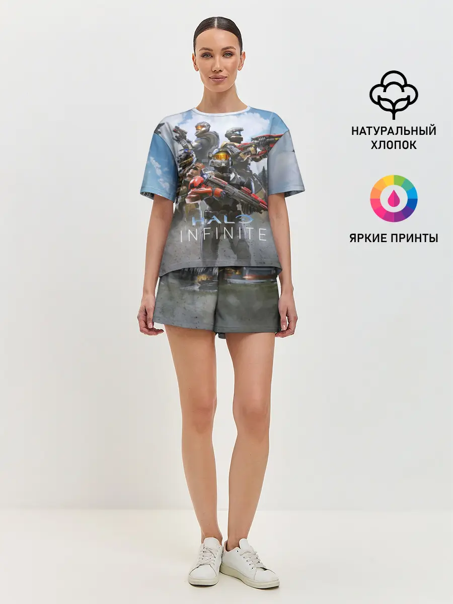 Женская пижама с шортами / Halo infinite Мультиплеер