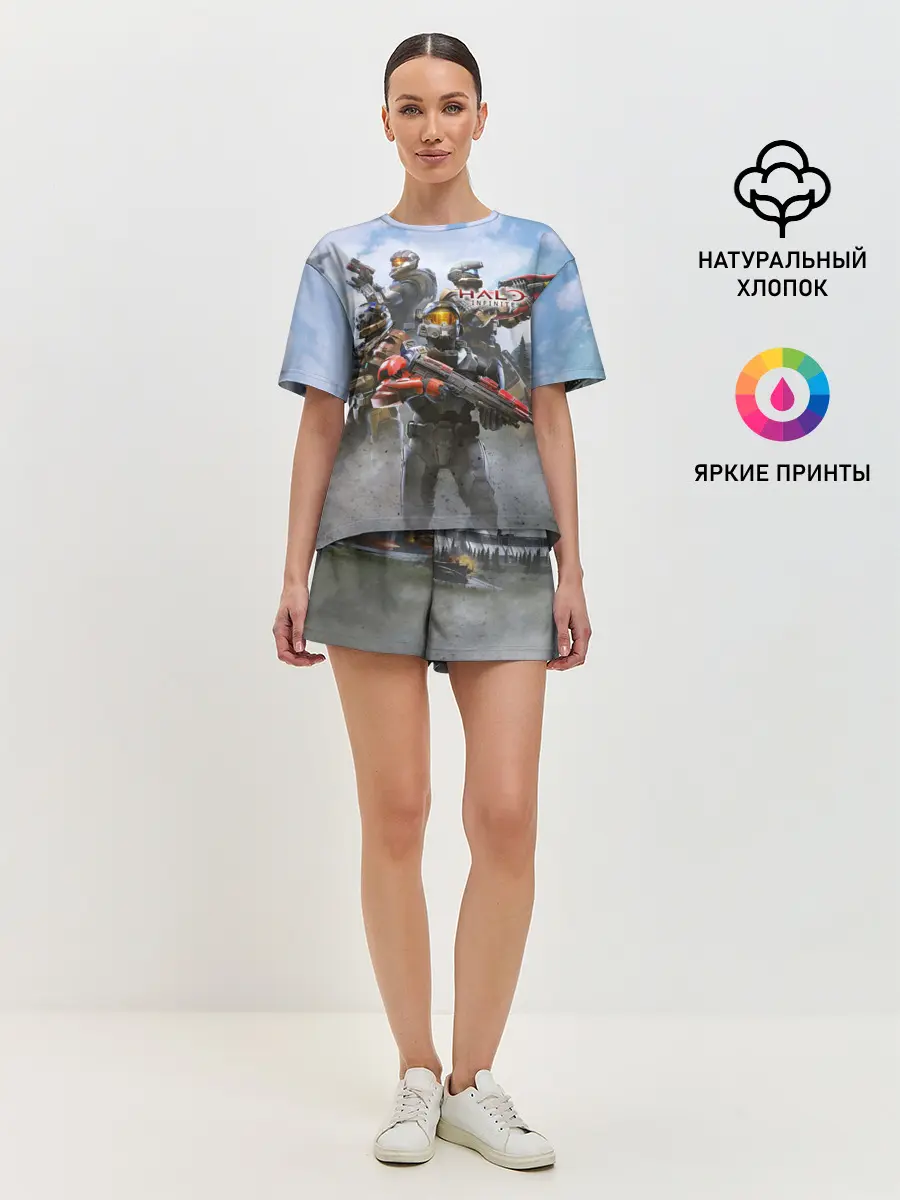 Женская пижама с шортами / Halo Infinite