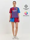 Женская пижама с шортами / Форма Коутиньо Барселона 21/22