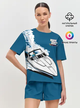 Женская пижама с шортами / Tommy on board