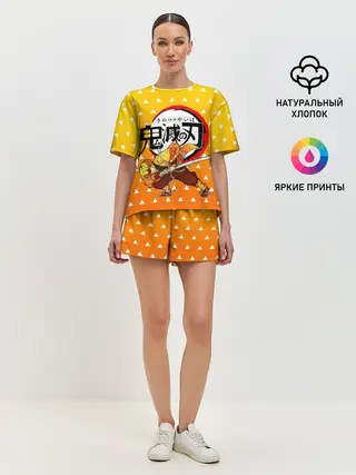 Женская пижама с шортами / ЗЕНИЦУ / ZENITSU